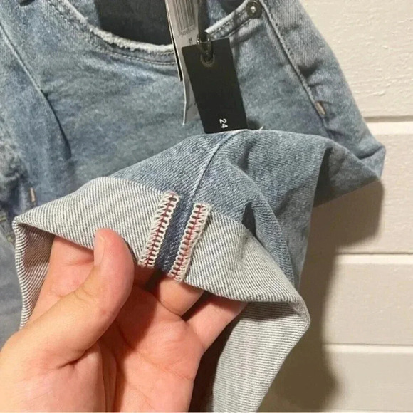 NWT Earnest Sewn Hi-rise Pleat Shorts Size 31 - Picture 6 of 13